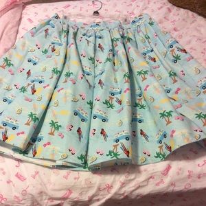 Unique Vintage Barbie Vacation Skirt